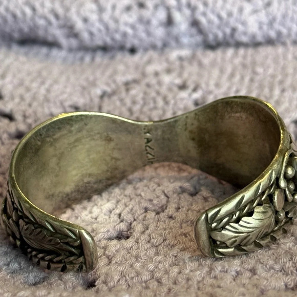 YAZZIE NAVAJO CUFF BRACELET 925 SILVER Mid 20th‎ Century - Picture 4 of 10